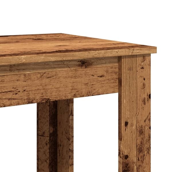 vidaXL Barbord gammelt tre 51x50x103,5 cm konstruert tre