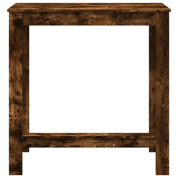 vidaXL Baaripöytä savutammi 102x50x103,5 cm tekninen puu
