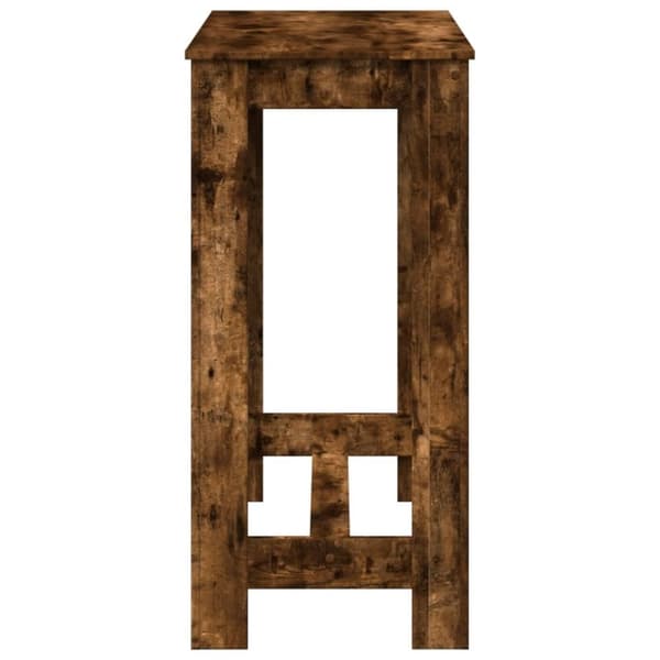 vidaXL Baaripöytä savutammi 102x50x103,5 cm tekninen puu