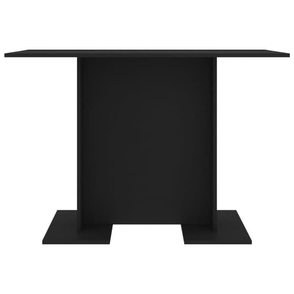 Ruokapöytä musta 110x60x75 cm tekninen puu