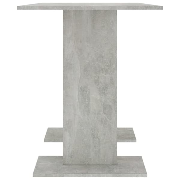 Ruokapöytä betoninharmaa 110x60x75 cm tekninen puu