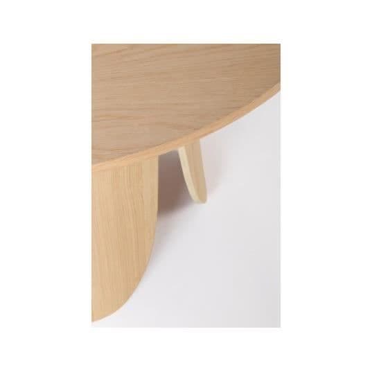 Matbord - BIZZOTTO - Jordyn D120 - Rund - 6 platser - Polyuretan lackfinish