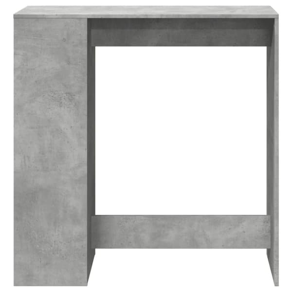 vidaXL Barbord med ställ betonggrå 101x40x103,5 cm konstruerat trä