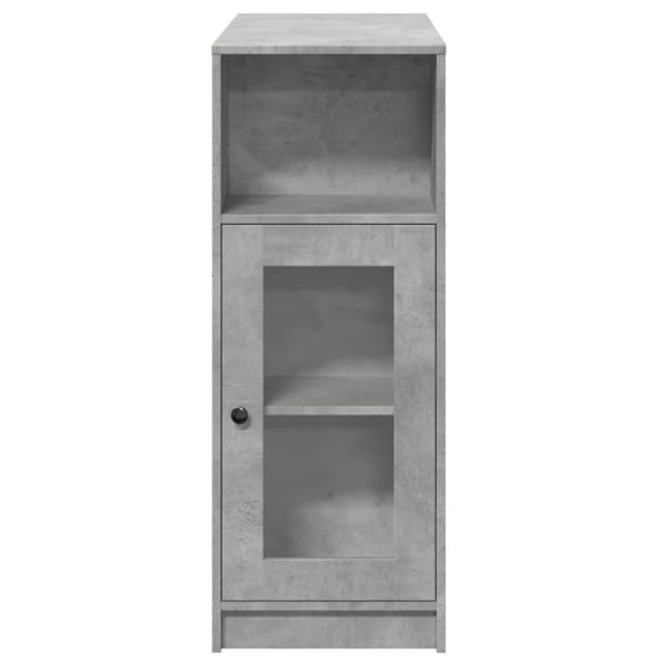 vidaXL Barbord med ställ betonggrå 101x40x103,5 cm konstruerat trä