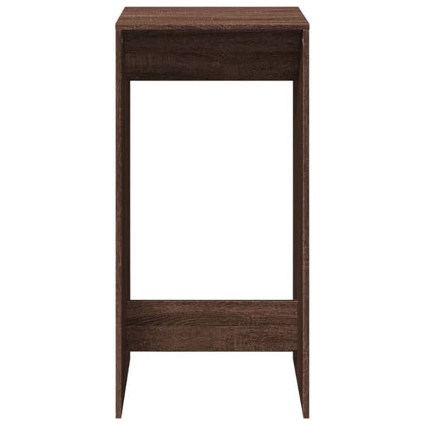 vidaXL Barbord brun ek 51x50x103,5 cm konstruerat trä