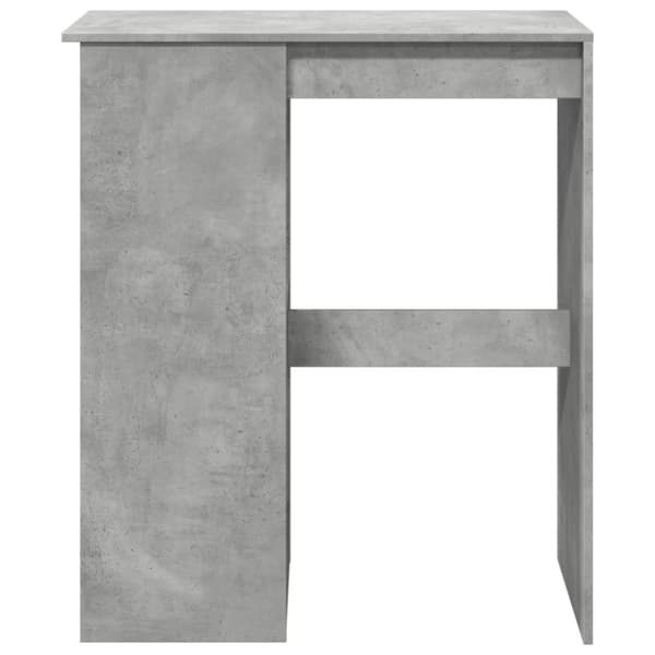 vidaXL barbord med stativer 90x47,5x103,5 cm konstrueret træ betongrå
