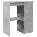 Miniatyrbillede 7 af 11: vidaXL barbord med stativer 90x47,5x103,5 cm konstrueret træ betongrå