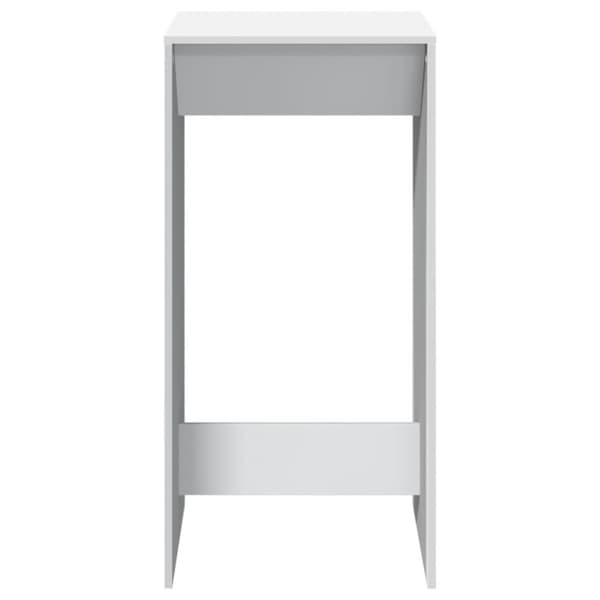 vidaXL barbord 51x50x103,5 cm konstrueret træ hvid