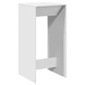 Miniatyrbillede 1 af 11: vidaXL barbord 51x50x103,5 cm konstrueret træ hvid
