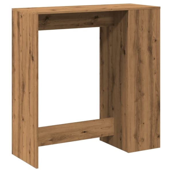 vidaXL Baaripöytä/telineet artesaani tammi 101x40x103,5 tekninen puu