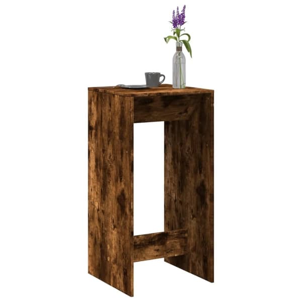 vidaXL Baaripöytä savutammi 51x50x103,5 cm tekninen puu