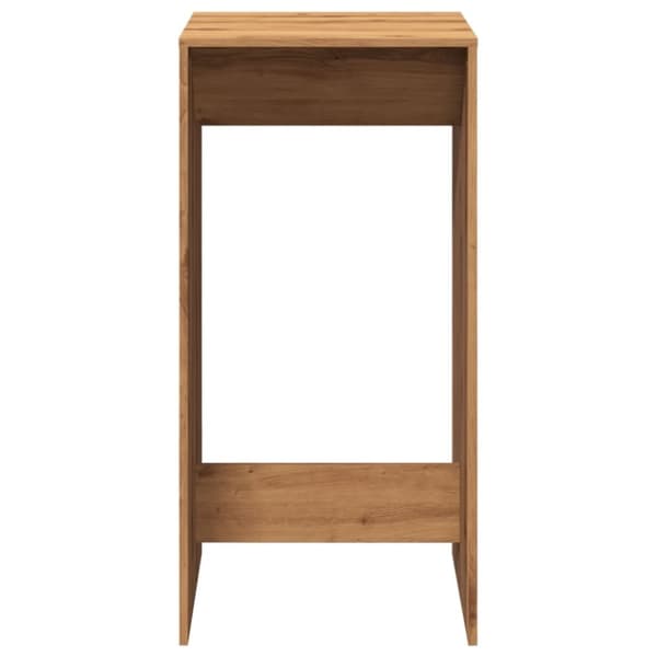 vidaXL barbord 51x50x103,5 cm konstrueret træ gammelt trælook