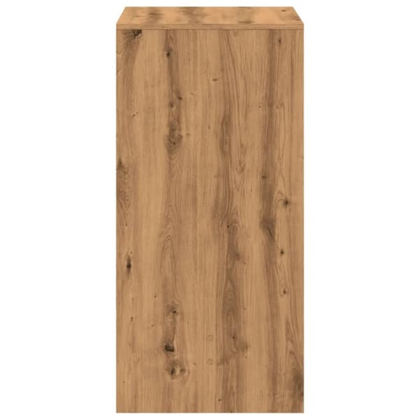 vidaXL barbord 51x50x103,5 cm konstrueret træ gammelt trælook