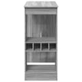 Miniatyrbillede 6 af 11: vidaXL barbord med stativer 90x47,5x103,5 cm konstrueret træ