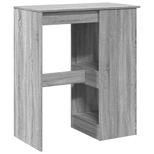 vidaXL barbord med stativer 90x47,5x103,5 cm konstrueret træ