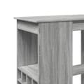 Miniatyrbillede 8 af 11: vidaXL barbord med stativer 90x47,5x103,5 cm konstrueret træ
