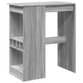 Miniatyrbillede 1 af 11: vidaXL barbord med stativer 90x47,5x103,5 cm konstrueret træ