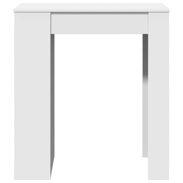vidaXL barbord med stativer 95x47x103,5 cm konstrueret træ hvid