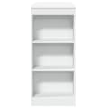 Miniatyrbillede 6 af 11: vidaXL barbord med stativer 95x47x103,5 cm konstrueret træ hvid