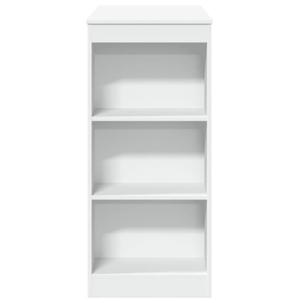 vidaXL barbord med stativer 95x47x103,5 cm konstrueret træ hvid