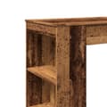 Pikkukuva 8 / 11: vidaXL Baaripöytä hyllyllä vanha puu 95x47x103,5 cm tekninen puu