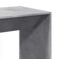 Miniatyrbillede 8 af 11: vidaXL barbord 51x50x103,5 cm konstrueret træ betongrå