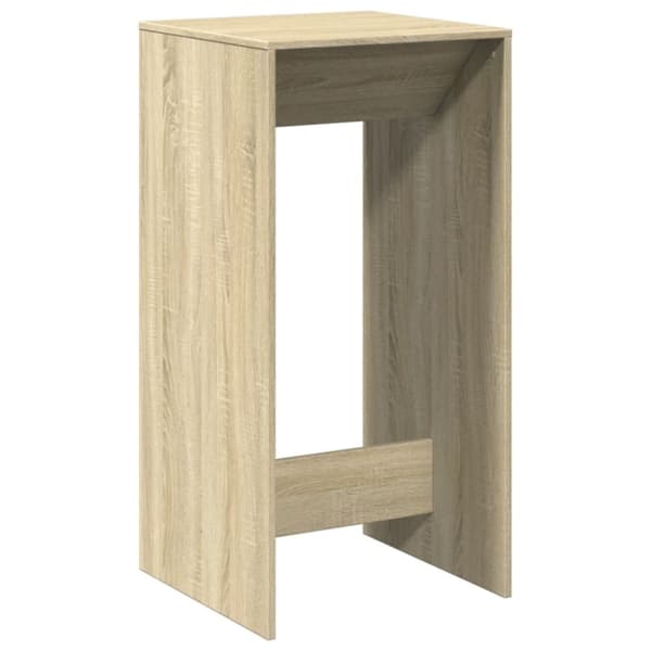 vidaXL barbord 51x50x103,5 cm konstrueret træ sonoma-eg