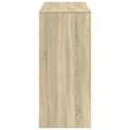 Miniatyrbillede 6 af 11: vidaXL barbord med hylde 124x46x103,5 cm konstrueret træ sonoma-eg