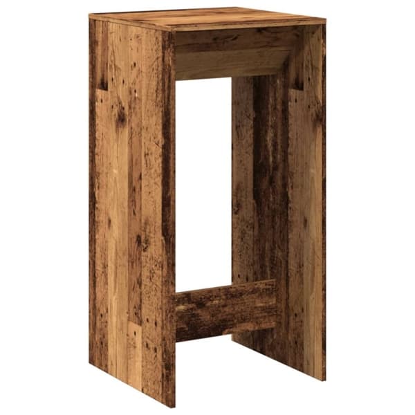 vidaXL Baaripöytä vanha puu 51x50x103,5 cm tekninen puu