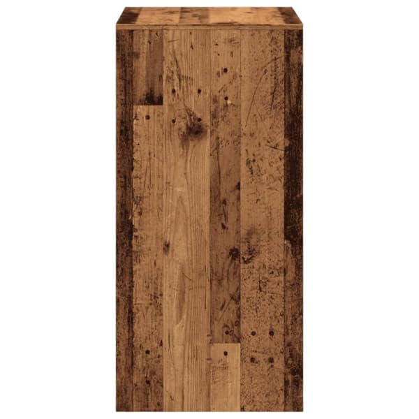 vidaXL Baaripöytä vanha puu 51x50x103,5 cm tekninen puu