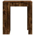 Miniatyrbilde 5 av 11: vidaXL Barbord med stativer røkt eik 95x47x103,5 cm konstruert tre
