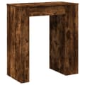 Miniatyrbilde 7 av 11: vidaXL Barbord med stativer røkt eik 95x47x103,5 cm konstruert tre