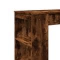 Miniatyrbilde 8 av 11: vidaXL Barbord med stativer røkt eik 95x47x103,5 cm konstruert tre