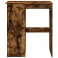 Miniatyrbilde 5 av 11: vidaXL Barbord med stativer røkt eik 90x47,5x103,5 cm konstruert tre