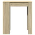 Miniatyrbilde 5 av 11: vidaXL Barbord med stativer sonoma eik 95x47x103,5 cm konstruert tre