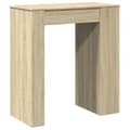 Miniatyrbilde 7 av 11: vidaXL Barbord med stativer sonoma eik 95x47x103,5 cm konstruert tre