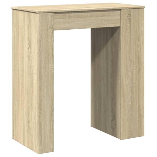 vidaXL Barbord med stativer sonoma eik 95x47x103,5 cm konstruert tre