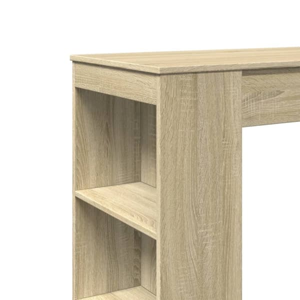 vidaXL Barbord med stativer sonoma eik 95x47x103,5 cm konstruert tre