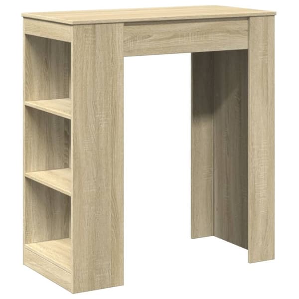 vidaXL Barbord med stativer sonoma eik 95x47x103,5 cm konstruert tre