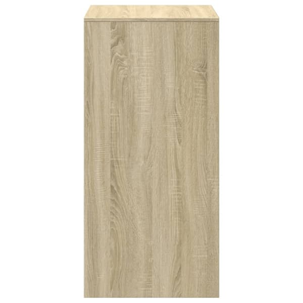 vidaXL Barbord sonoma-ek 51x50x103,5 cm konstruerat trä