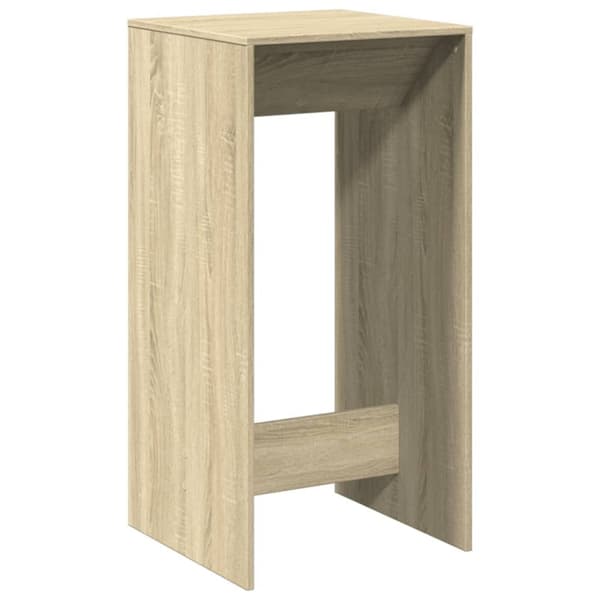 vidaXL Barbord sonoma-ek 51x50x103,5 cm konstruerat trä