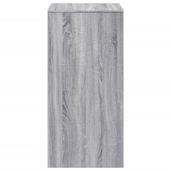 vidaXL Barbord grå sonoma-ek 51x50x103,5 cm konstruerat trä