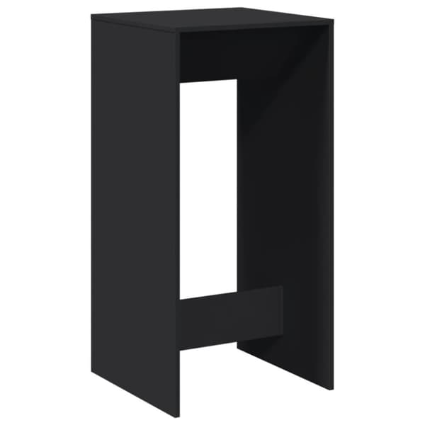 vidaXL Barbord svart 51x50x103,5 cm konstruert tre