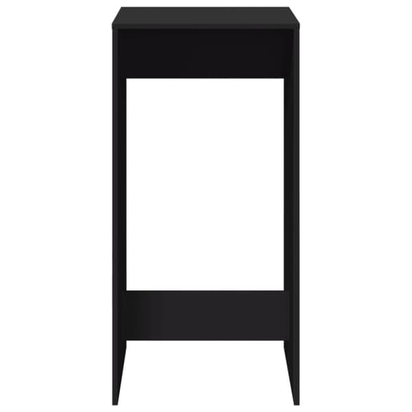 vidaXL Barbord svart 51x50x103,5 cm konstruert tre