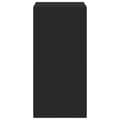 Miniatyrbilde 6 av 11: vidaXL Barbord svart 51x50x103,5 cm konstruert tre