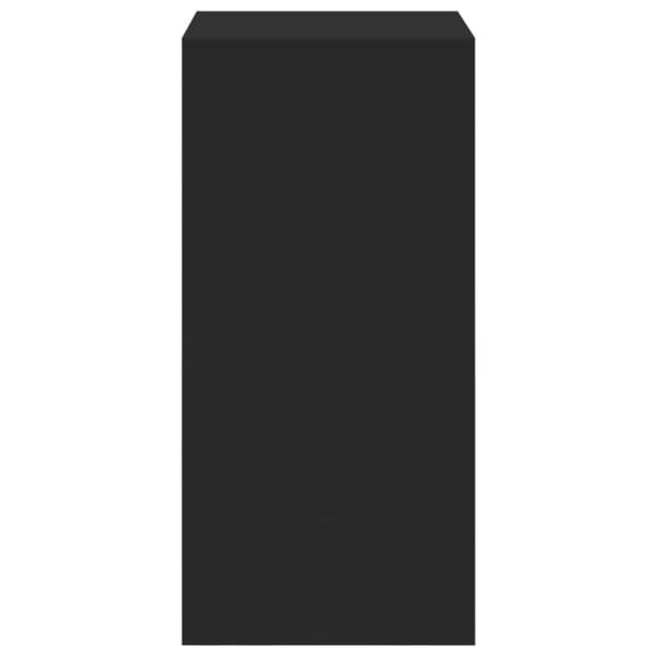 vidaXL Barbord svart 51x50x103,5 cm konstruert tre