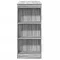 Miniatyrbillede 6 af 11: vidaXL barbord med stativer 95x47x103,5 cm konstrueret træ