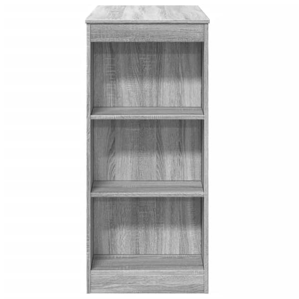 vidaXL barbord med stativer 95x47x103,5 cm konstrueret træ