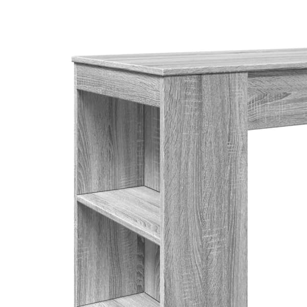 vidaXL barbord med stativer 95x47x103,5 cm konstrueret træ