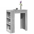 Miniatyrbillede 2 af 11: vidaXL barbord med stativer 95x47x103,5 cm konstrueret træ